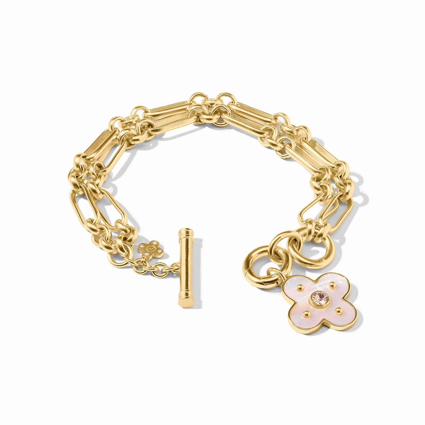 Julie Vos Colette Link Bracelet in Champagne