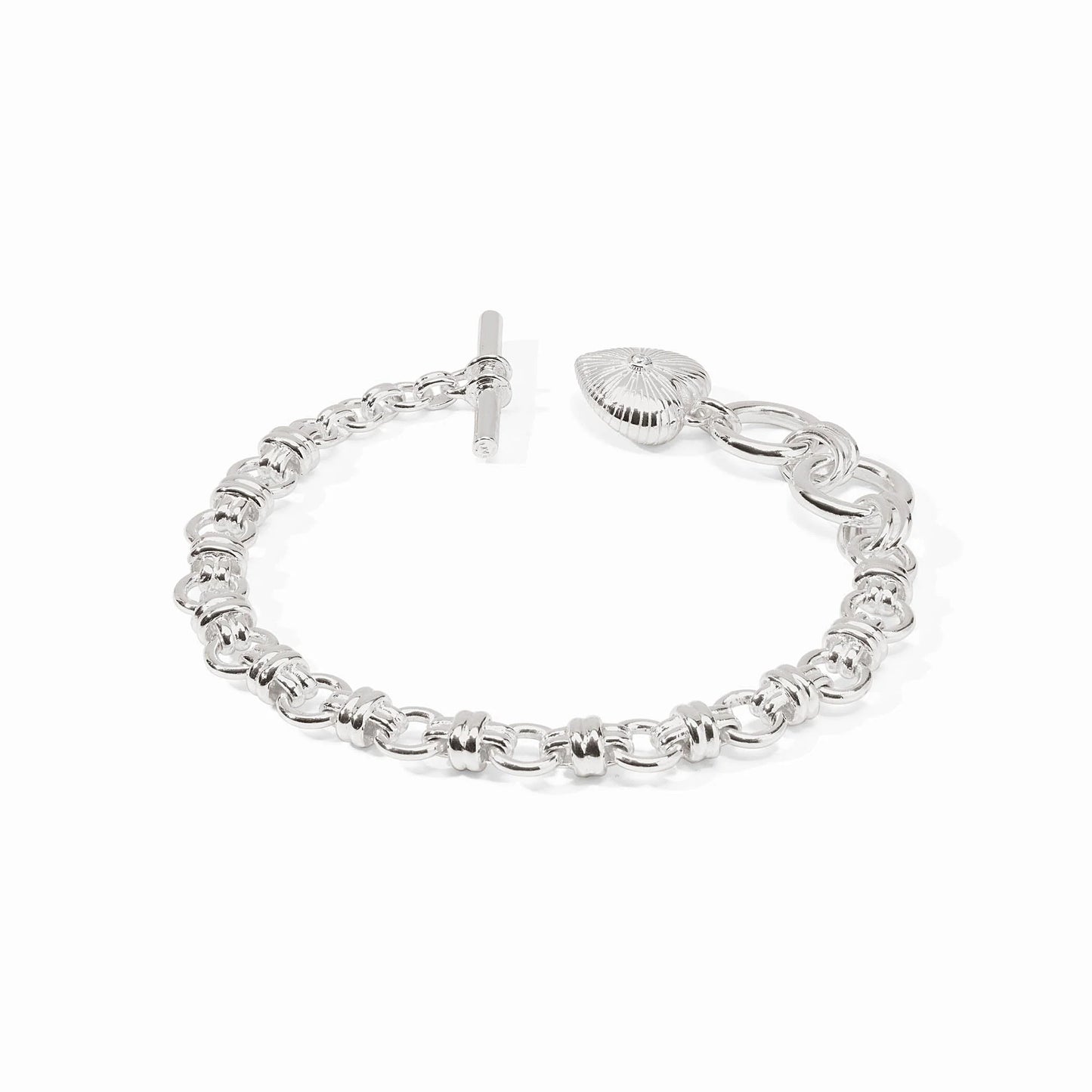Julie Vos Esme Heart Silver Bracelet