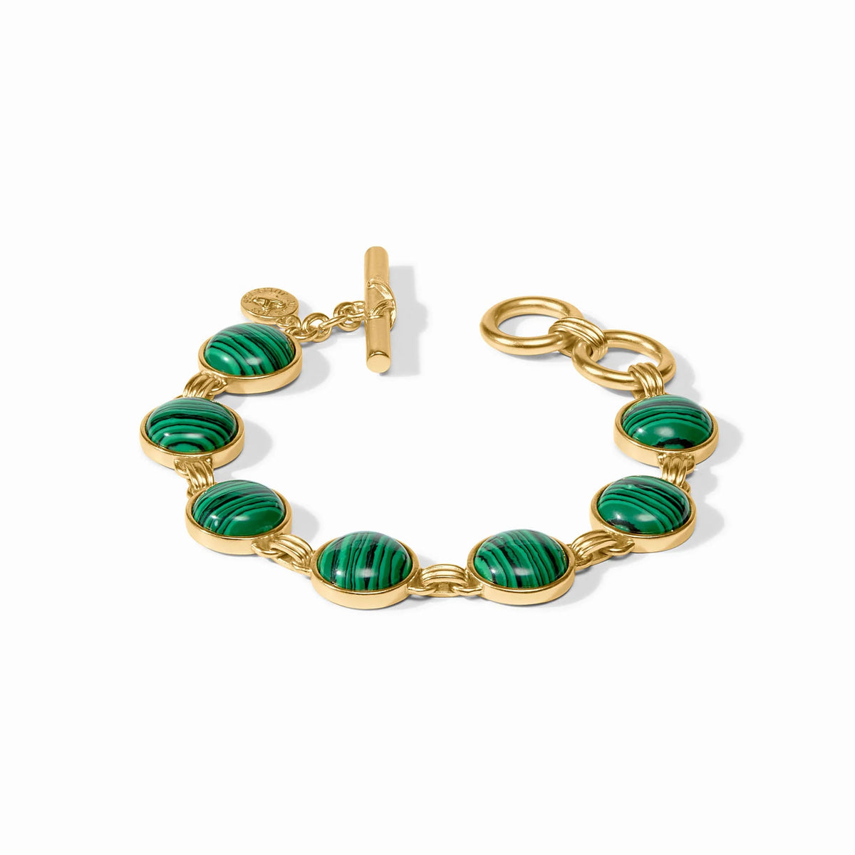 Julie Vos Essex Stone Bracelet Malachite Green