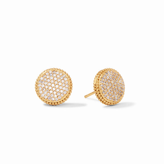 Jule Vos Fleur-de-Lis Pavé Stud