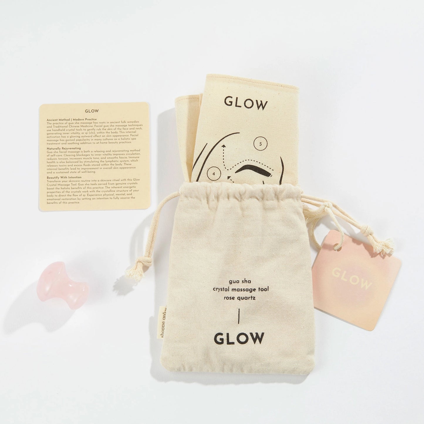 Glow Gua Sha Crystal Massage Tool