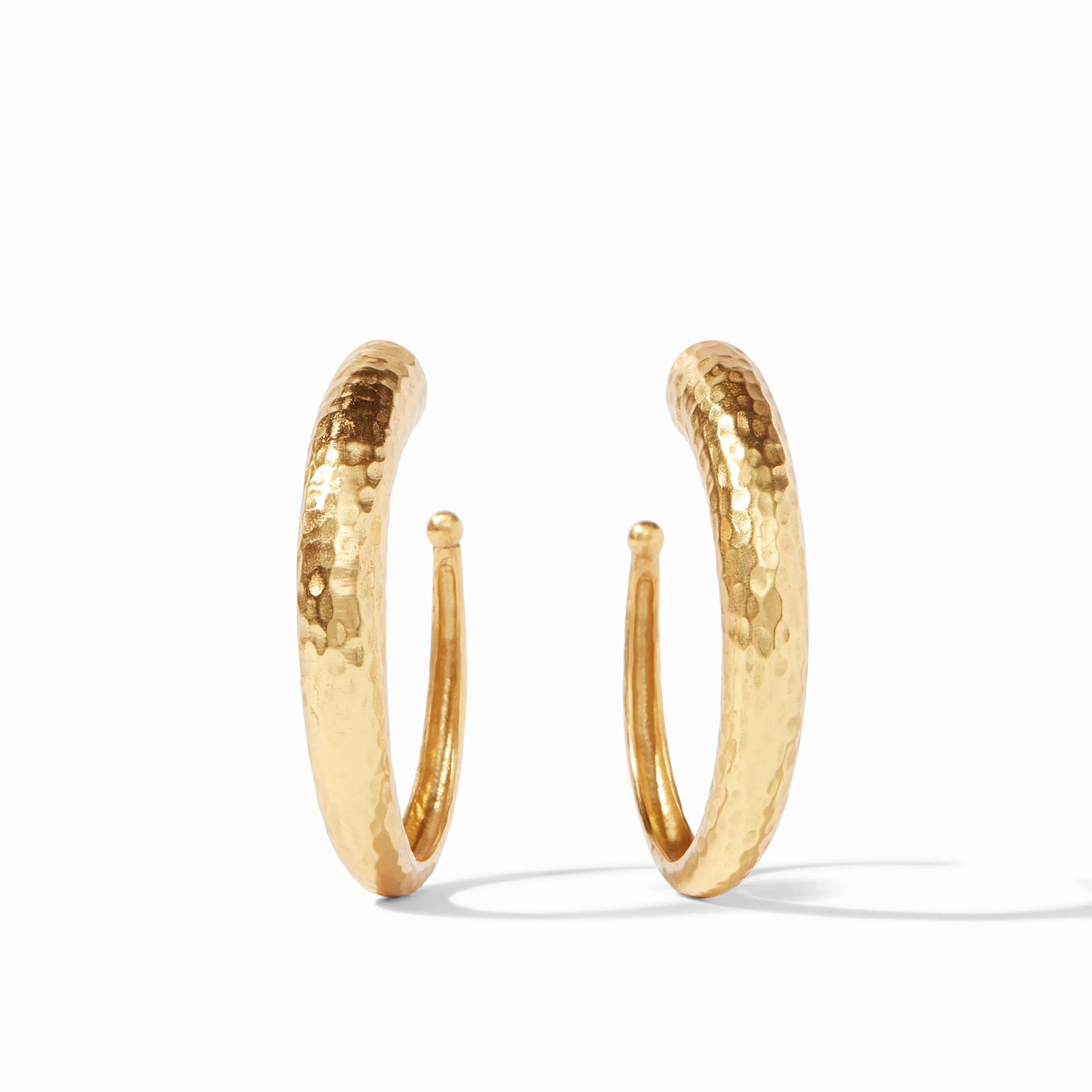 Julie Vos Hammered Hoop Earrings