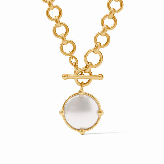Julie Vos Honeybee Demi Necklace Pearl