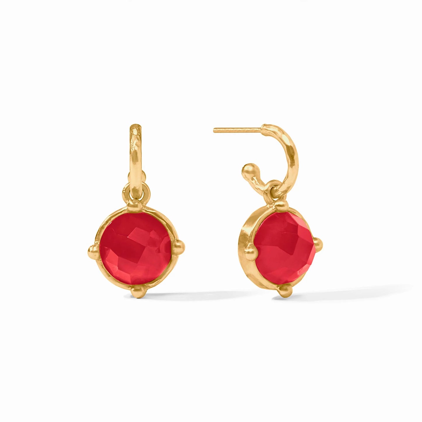 Julie Vos Honeybee Hoop & Charm Earring