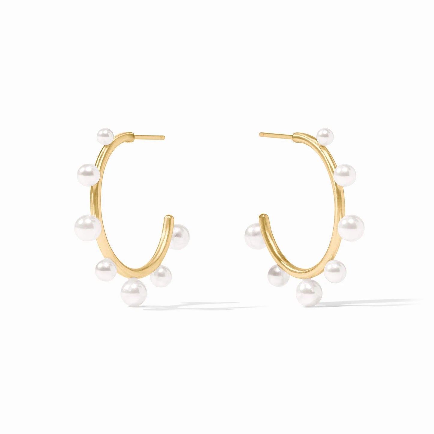 Julie Vos Hydra Stone Hoop Pearl
