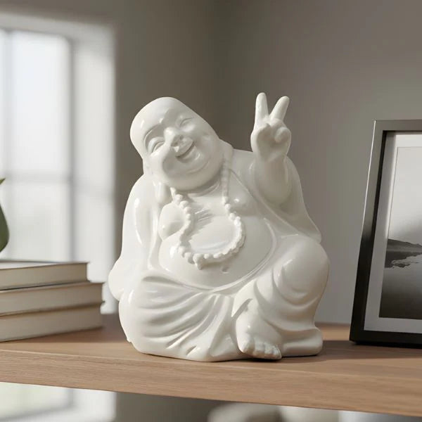 White Peace Buddha