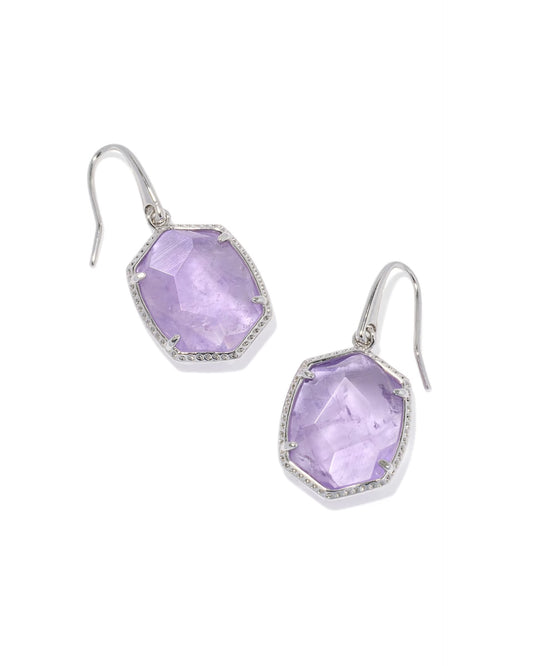 Kendra Scott Daphne Silver Frame Drop