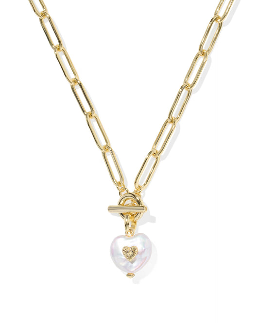 Sasha Heart Gold Link and Chain