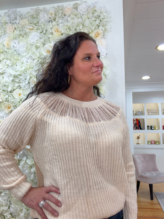 Touch of Lace Sweater