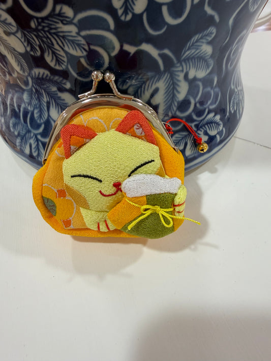 Yellow Cat Purse