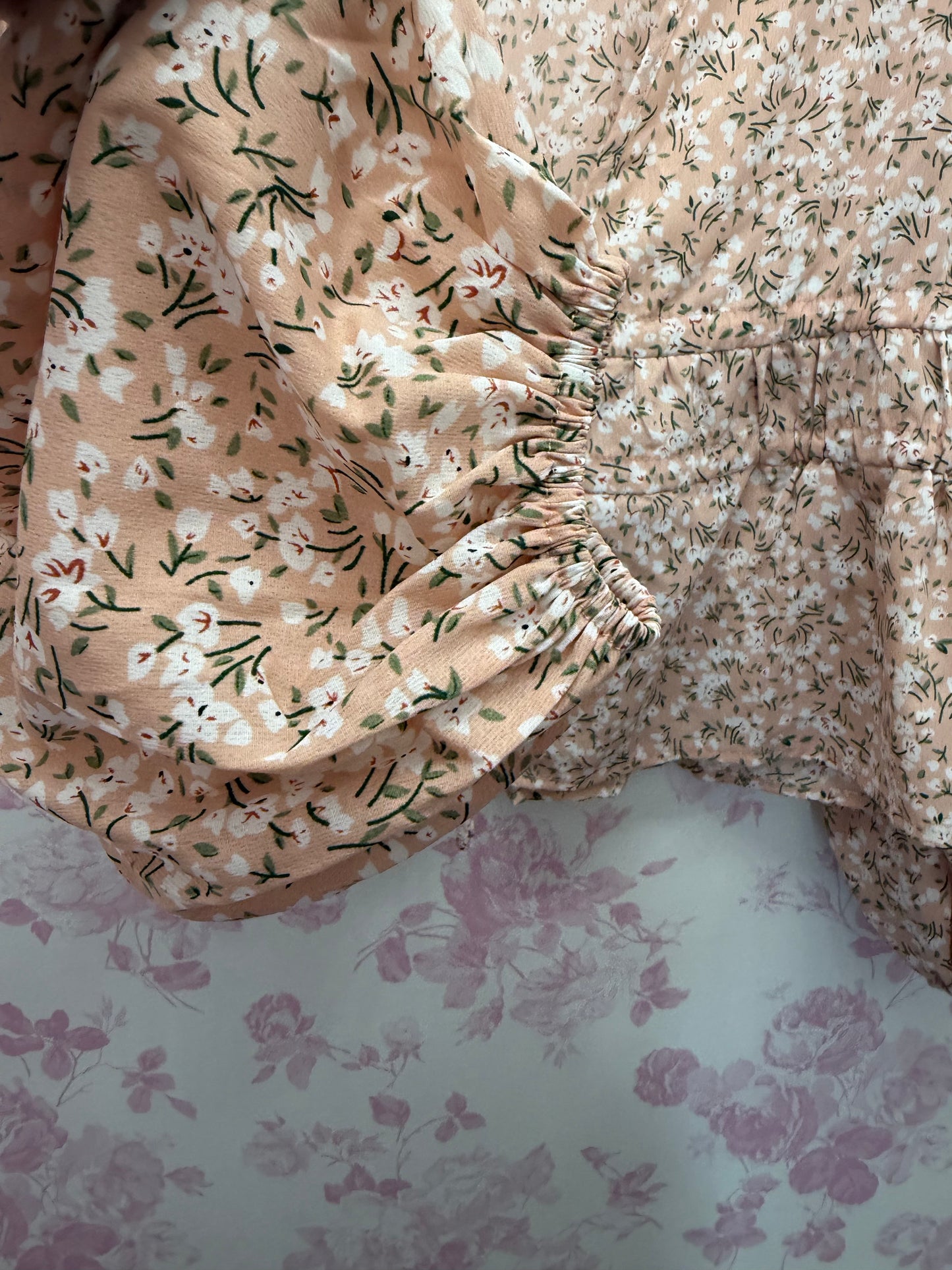 Floral Tie Front Top