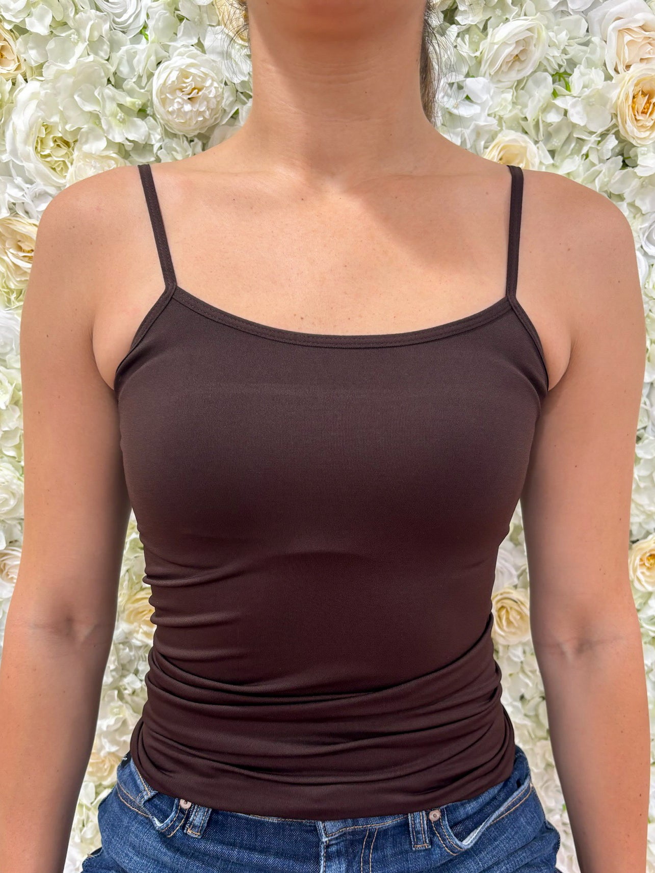 Basic Unlined Tank Top Cami