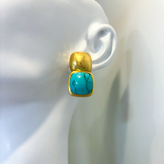 Julie Vos Turquoise Catalina Earring