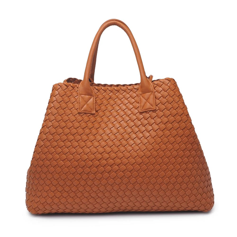 Ithaca Woven Vegan Leather Tote
