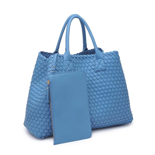 Ithaca Woven Vegan Leather Tote