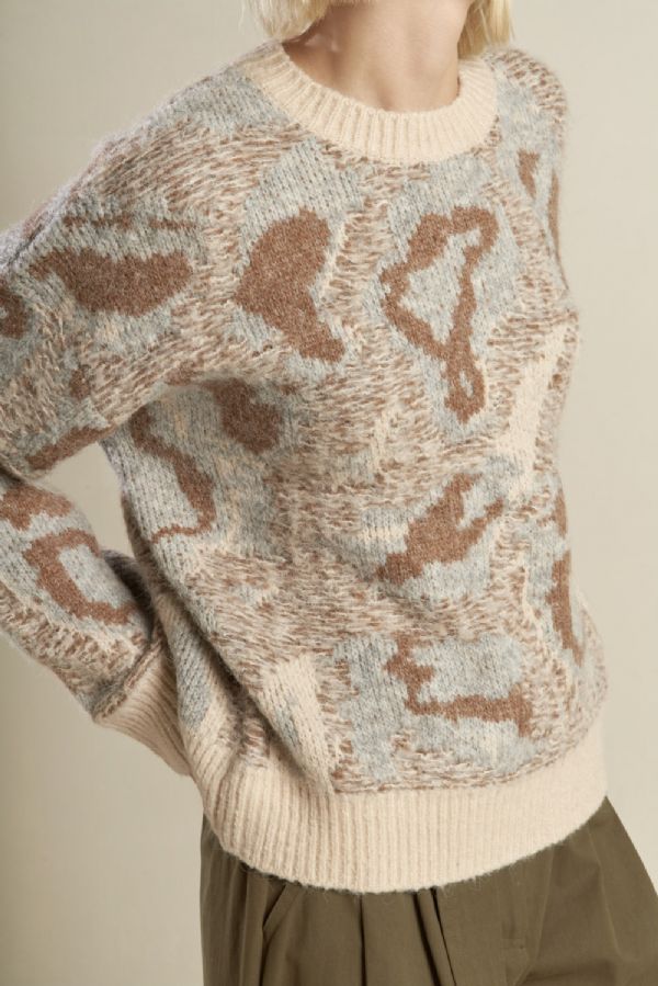 Natural Jacquard Sweater