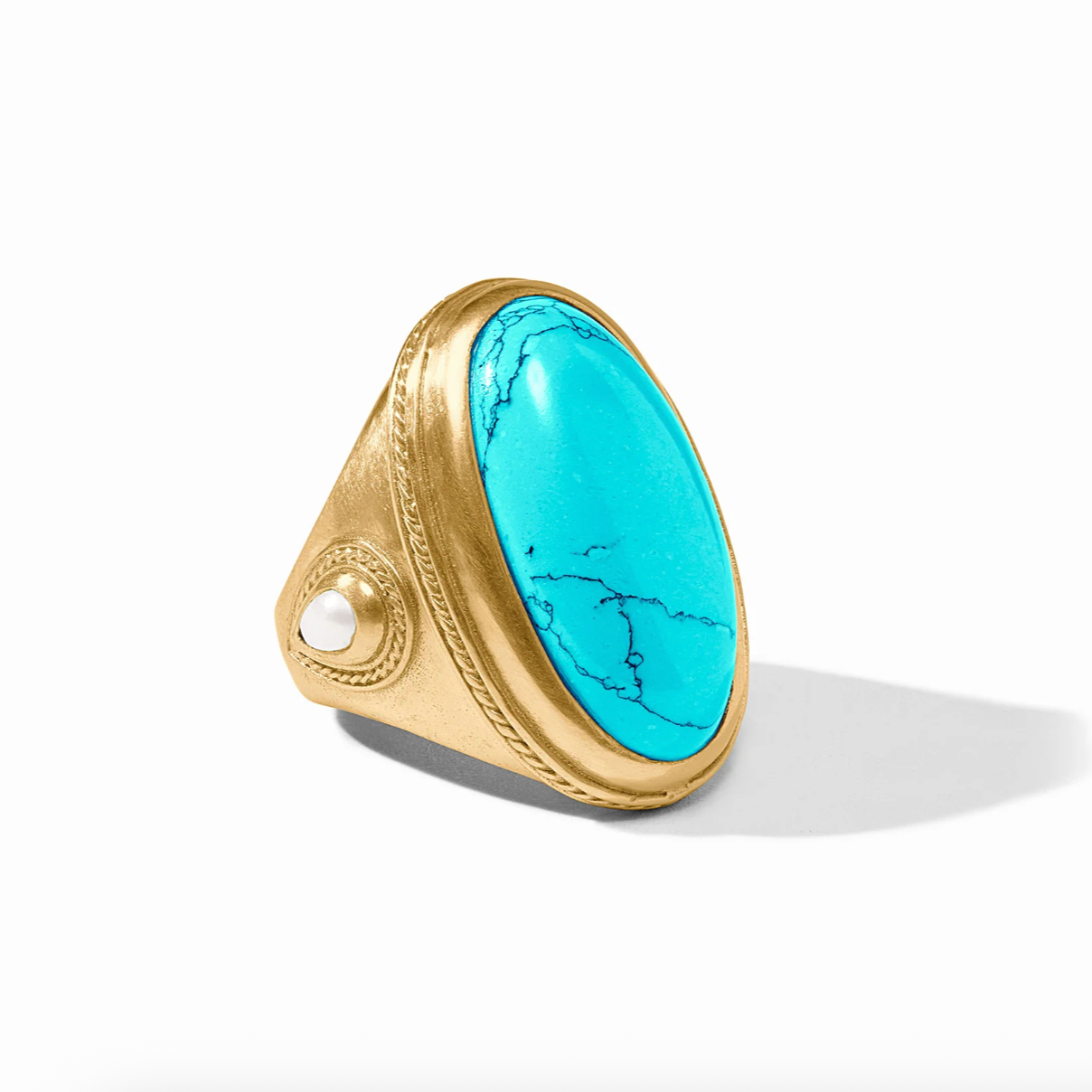 Julie Vos Turquoise Cannes Statement Ring