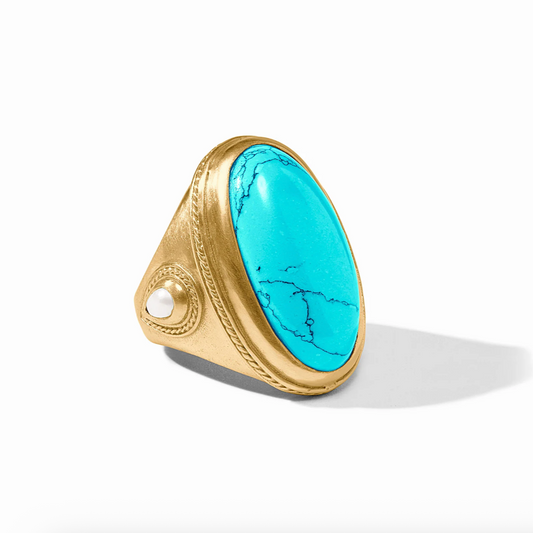 Julie Vos Turquoise Cannes Statement Ring