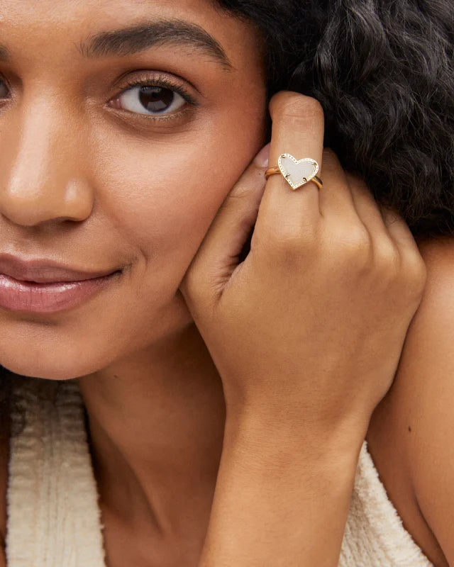 Kendra Scott Ari Heart Band Ring