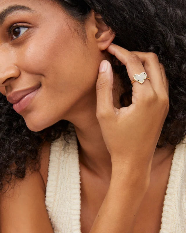 Kendra Scott Ari Heart Band Ring
