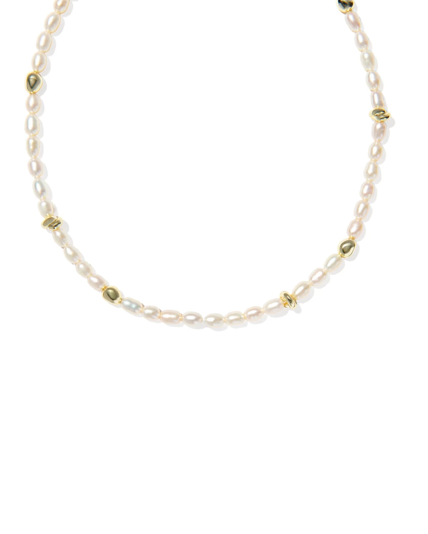 Kendra Scott Gabriella Gold Pearl Strand Necklace