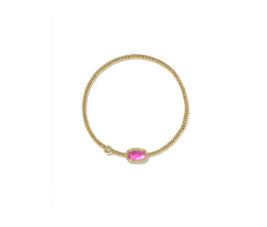 Kendra Scott Grayson Stretch Bracelet In Gold Azalea  Illusion