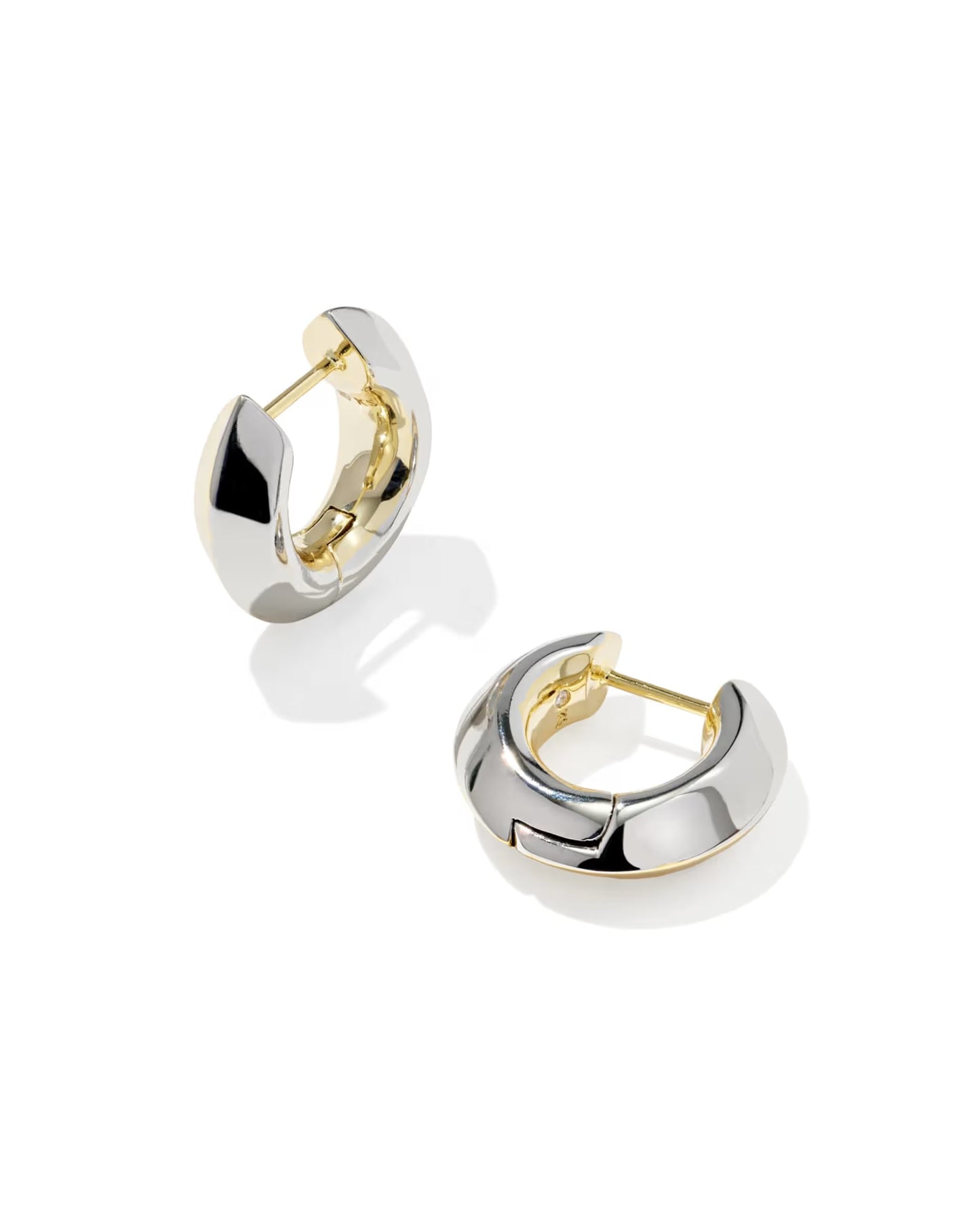 Kendra Scott Mikki Mixed Metal Huggie Earrings