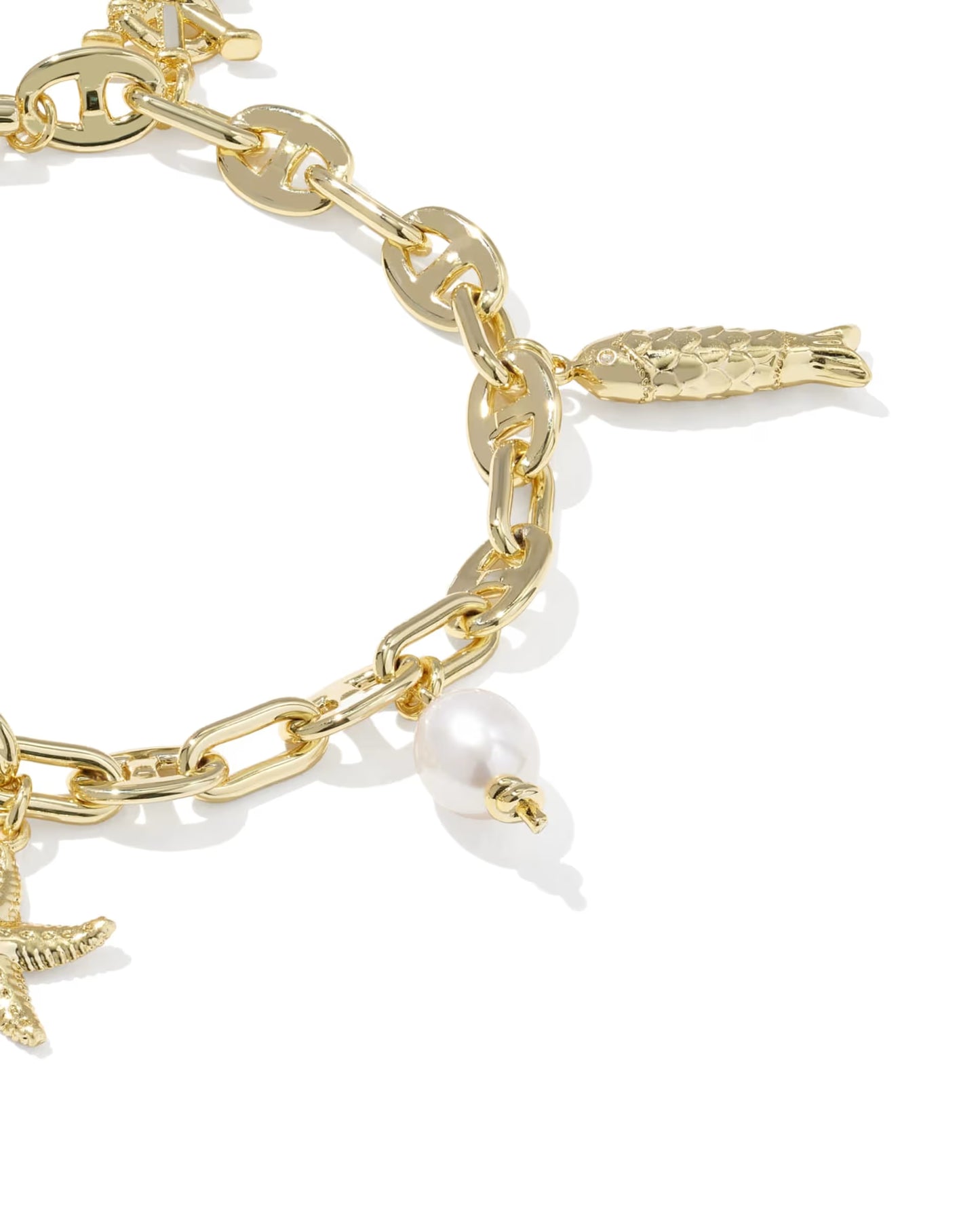Kendra Scott Parker Charm Gold Bracelet