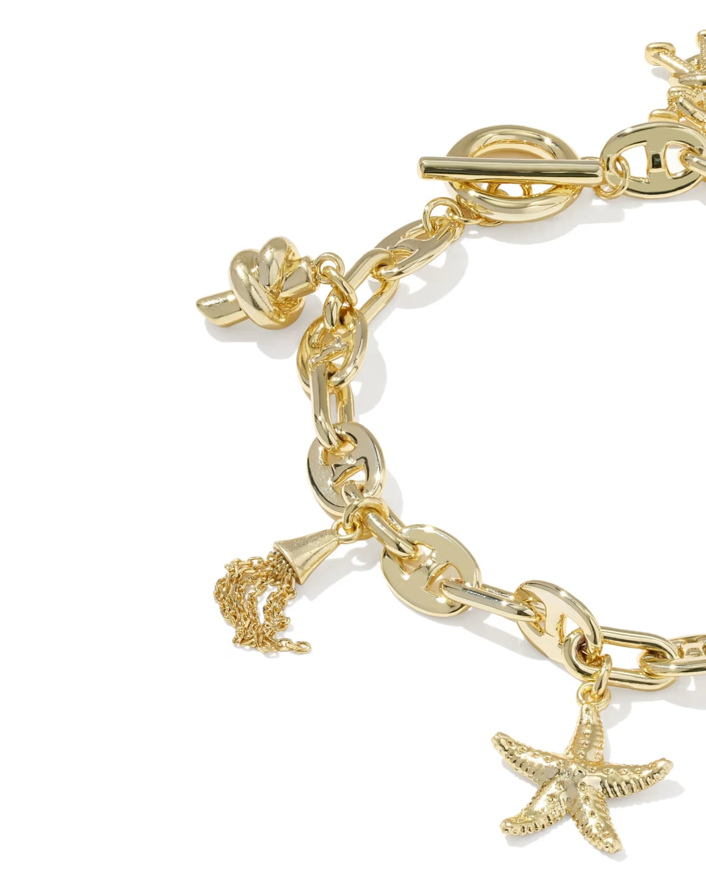 Kendra Scott Parker Charm Gold Bracelet