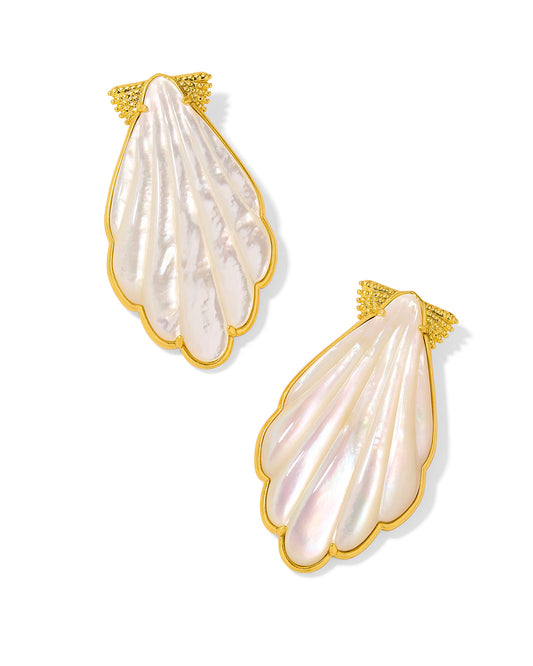 Kendra Scott Alexa Statement Earring Vintage Gold