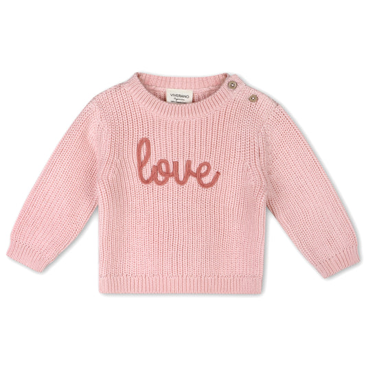 Love Chunky Knit Baby Sweater