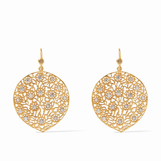 Julie Vos Peacock Earring Cubic Zirconia