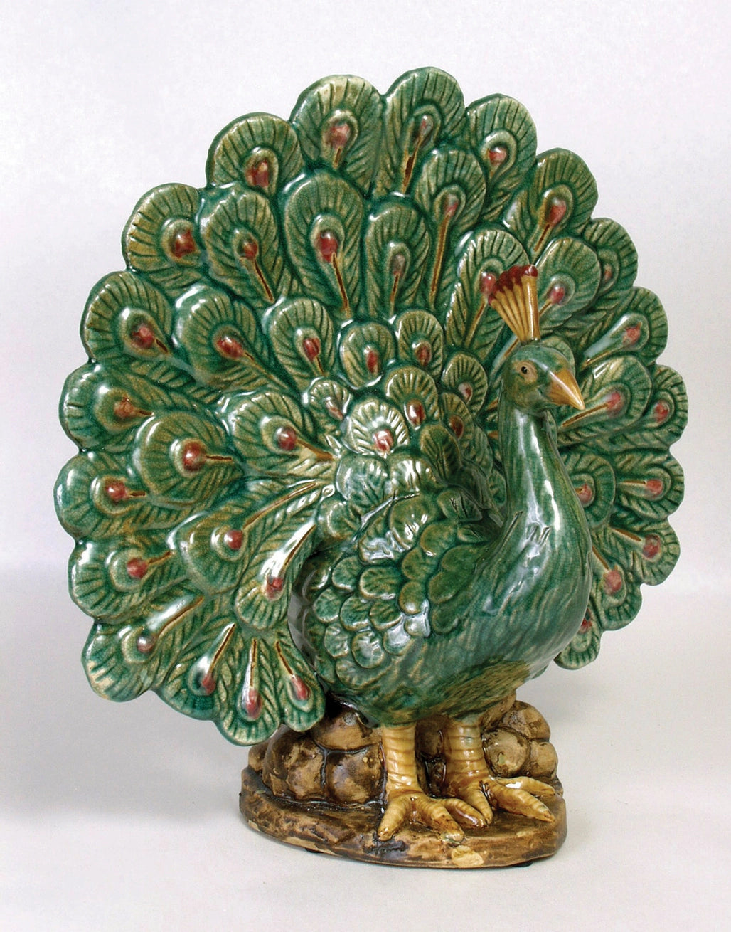 Peacock Vase