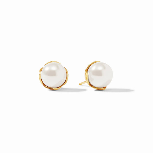 Julie Vos Medium Penelope Pearl Stud Earrings