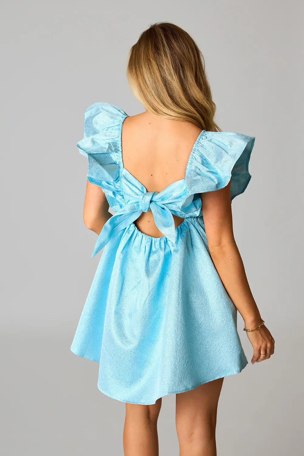 Penny Teal Mini Dress