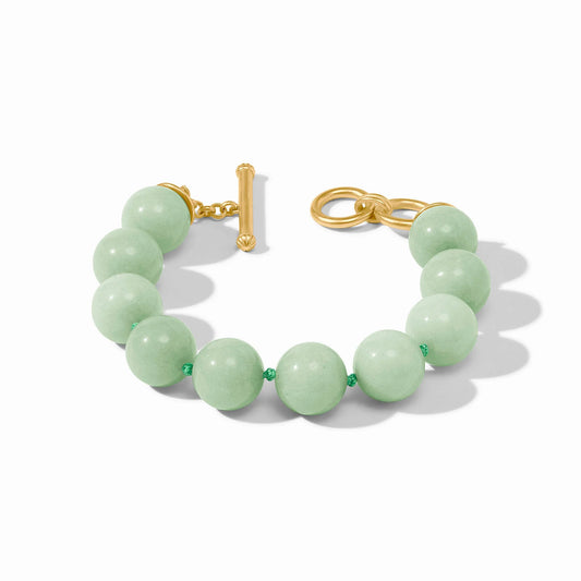 Julie Vos Portofino Beaded Bracelet In Aqua Jade
