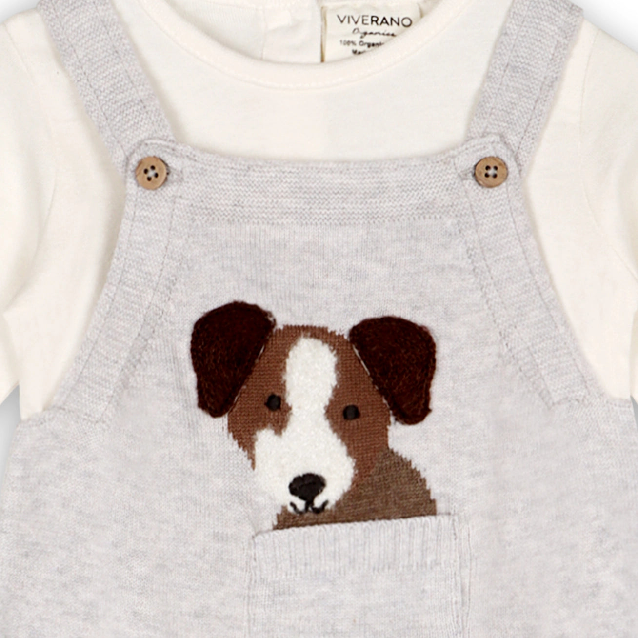 Puppy Dog Pocket Baby Overalls