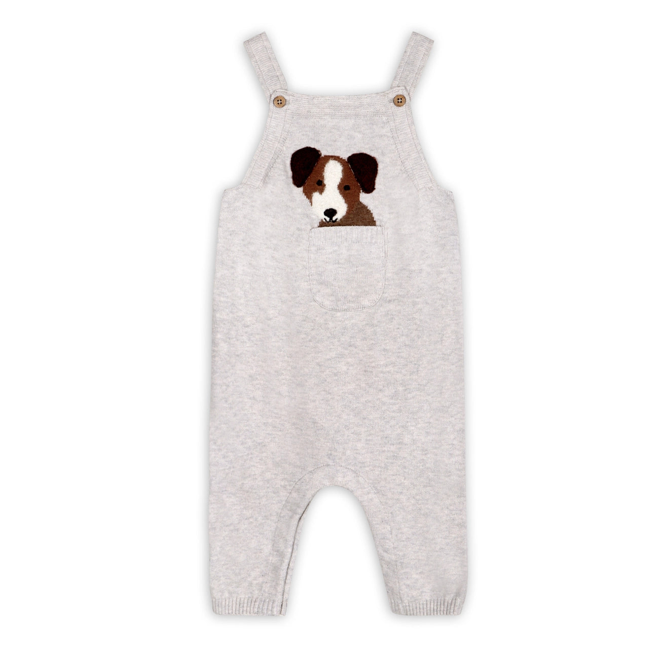 Puppy Dog Pocket Baby Overalls