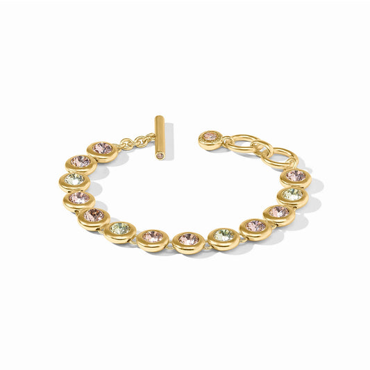 Julie Vos Rainbow Tennis Bracelet Champagne Radiance