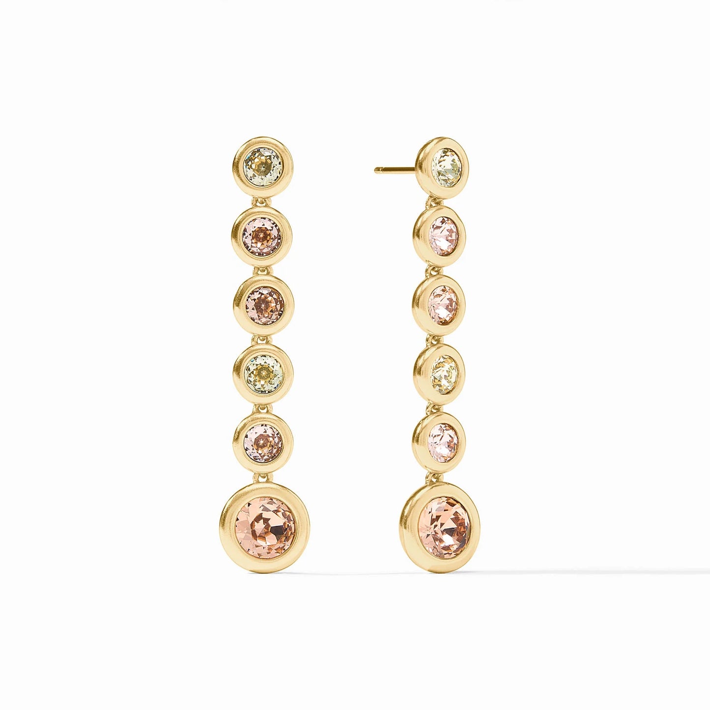 Julie Vos Rainbow Tier Earring Champagne Radiance