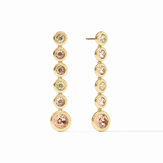Julie Vos Rainbow Tier Earring Champagne Radiance