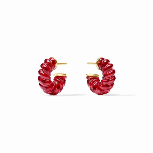 Julie Vos Ravello Hoop Cranberry