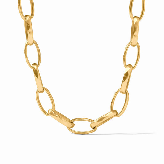 Julie Vos Solara Link Necklace Gold