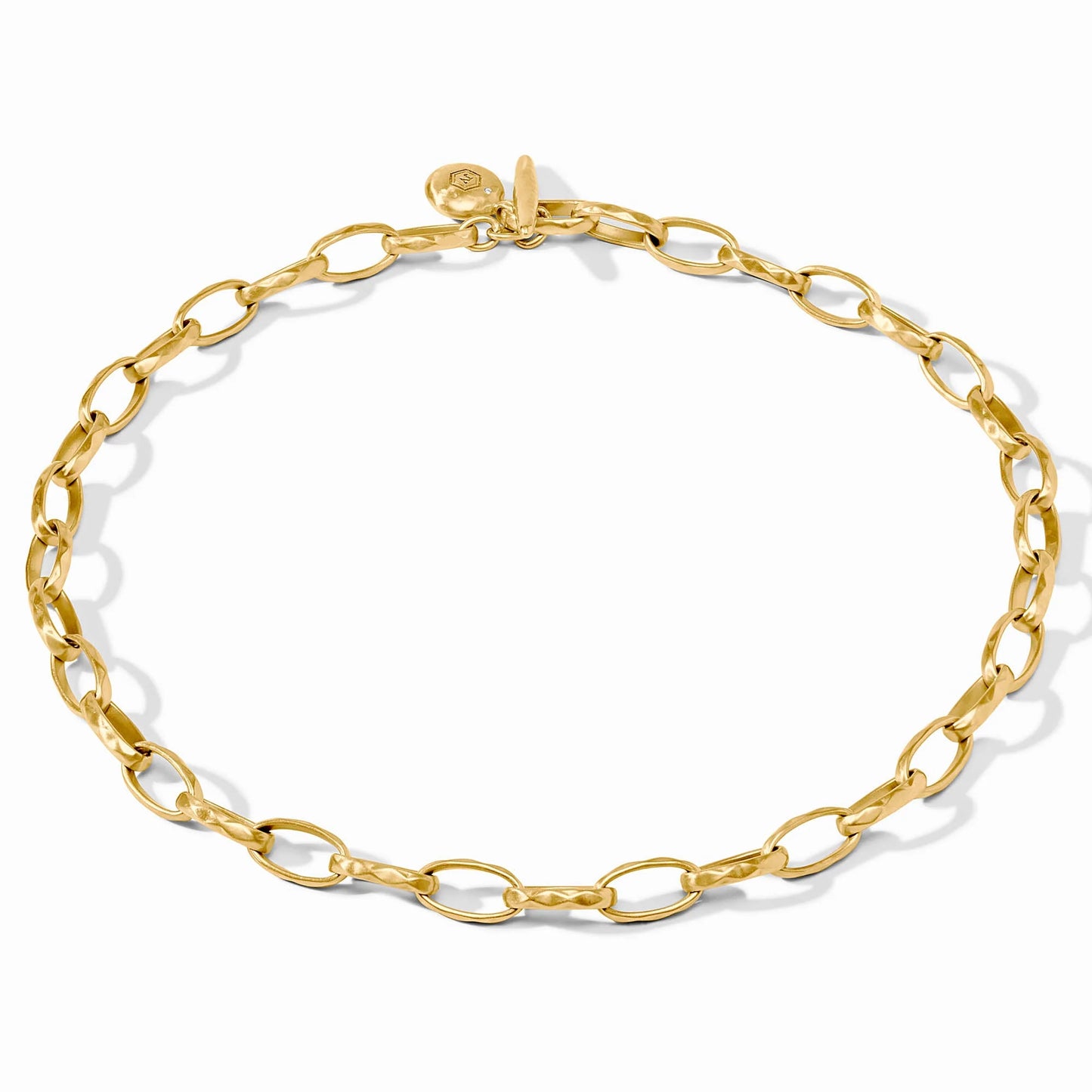 Julie Vos Solara Link Necklace Gold