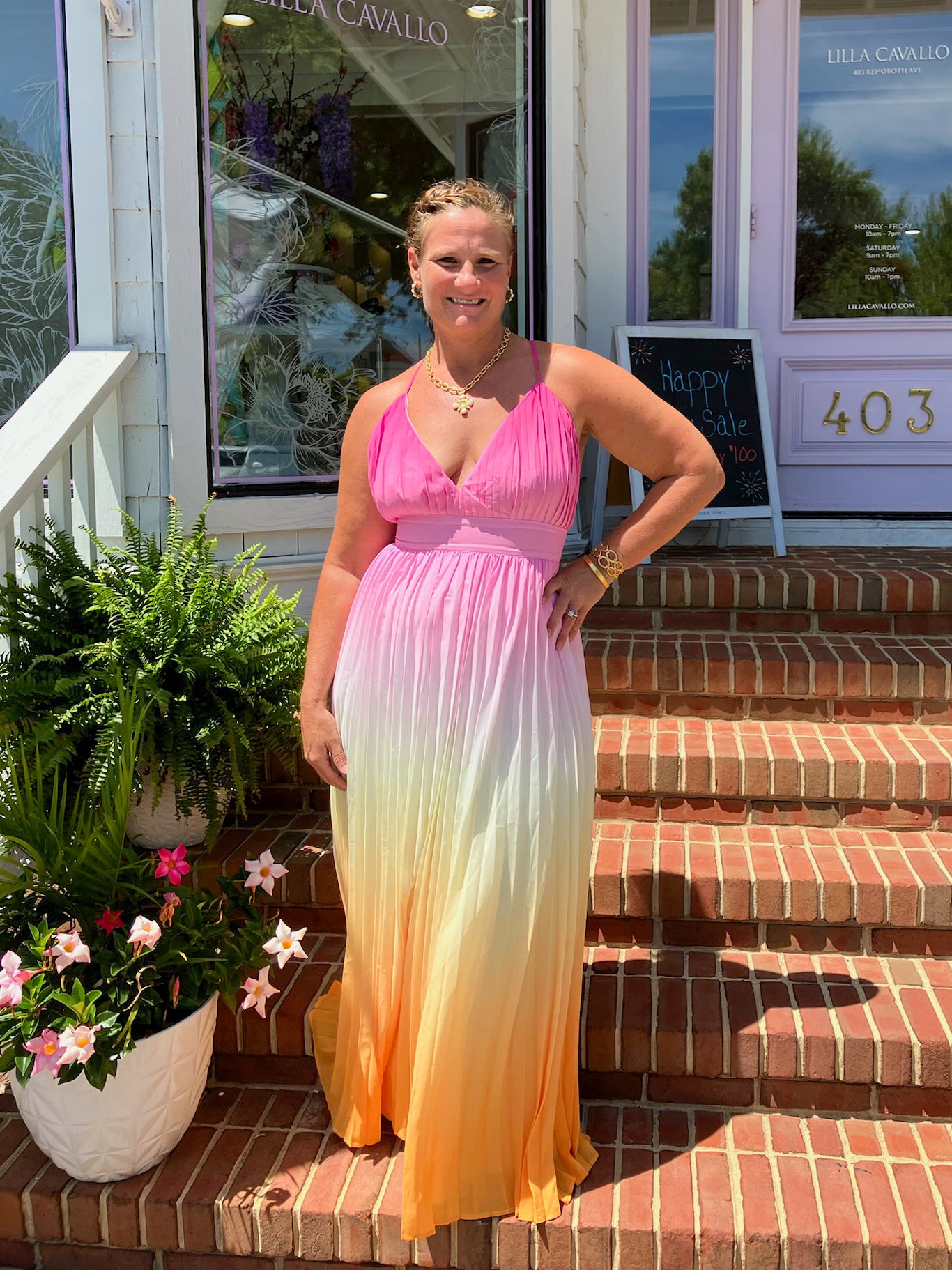 Sunset Ombre Maxi Dress