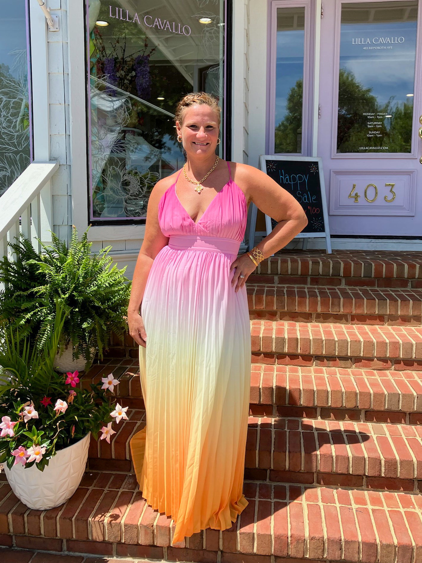 Sunset Ombre Maxi Dress