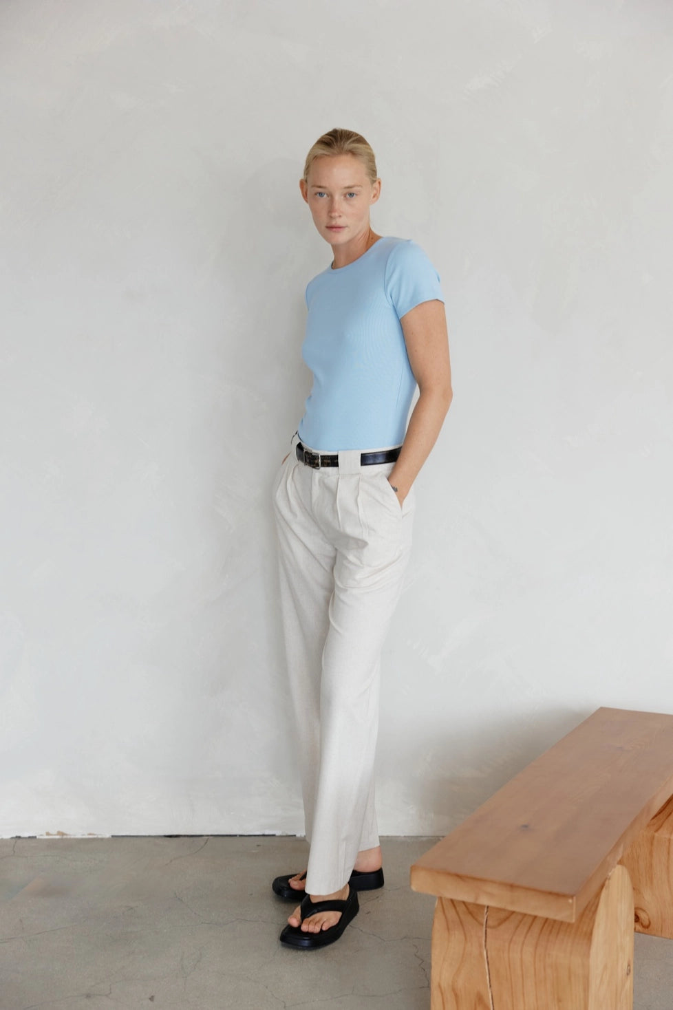 Basic Waist Length T-Shirt