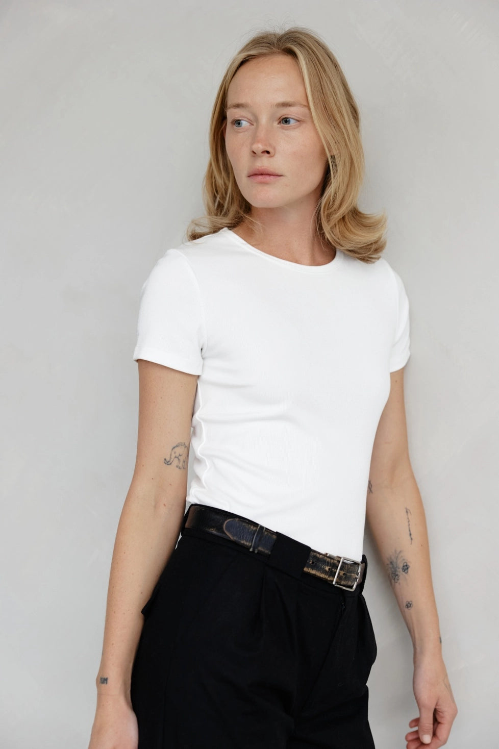 Basic Waist Length T-Shirt