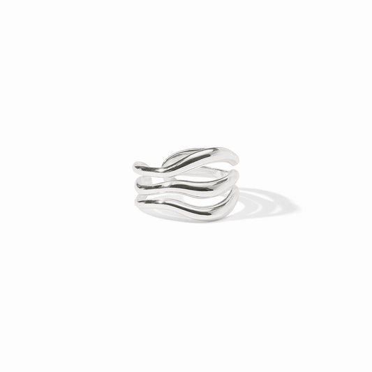 Julie Vos Wave Ring Silver