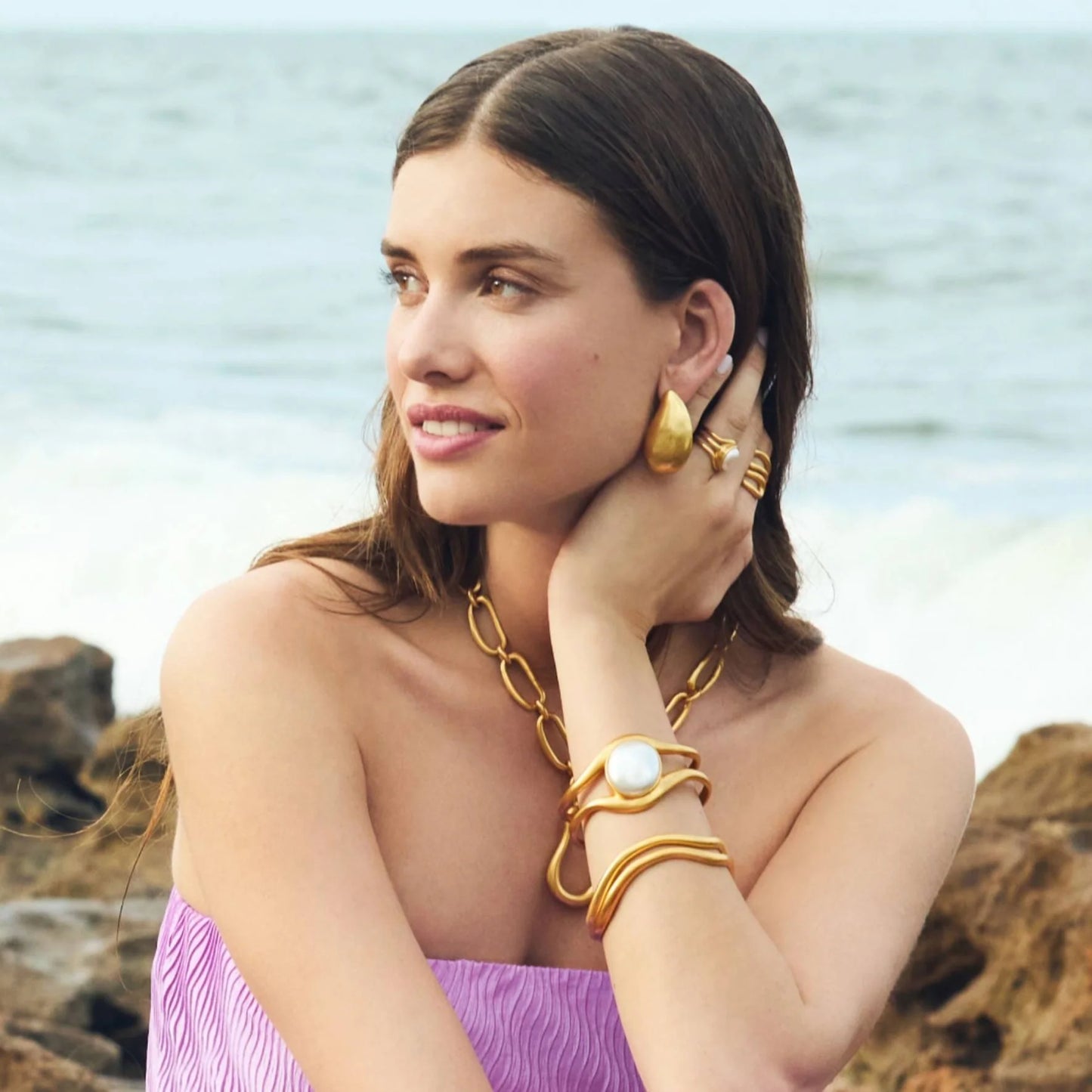 Julie Vos Wave Earring